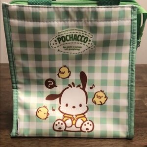 Pochacco Green Checkered Lunch Bag